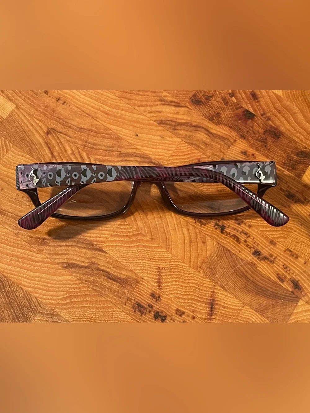 Vintage Baby Phat Purple Plastic Eyeglasses Frames Women's MOD 240 Case Included